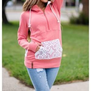 NEW AMPERSAND AVE halfzip sweatshirt in burning love